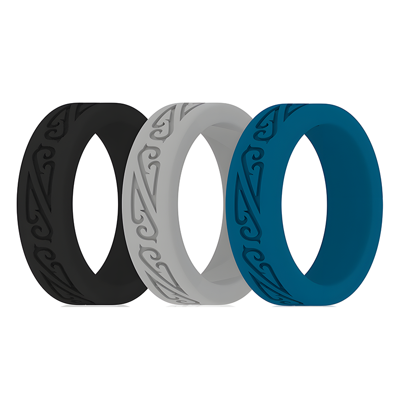 Factory Direct Sale New Products Widely Used Can Be Customized Shape Silicone Wedding Bands For Women And Men