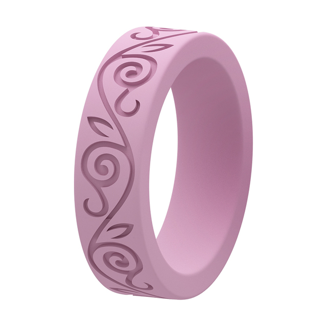 2021 Badu new fashion design silicone ring & single or married silicone wedding ring men's Silicone wedding ring