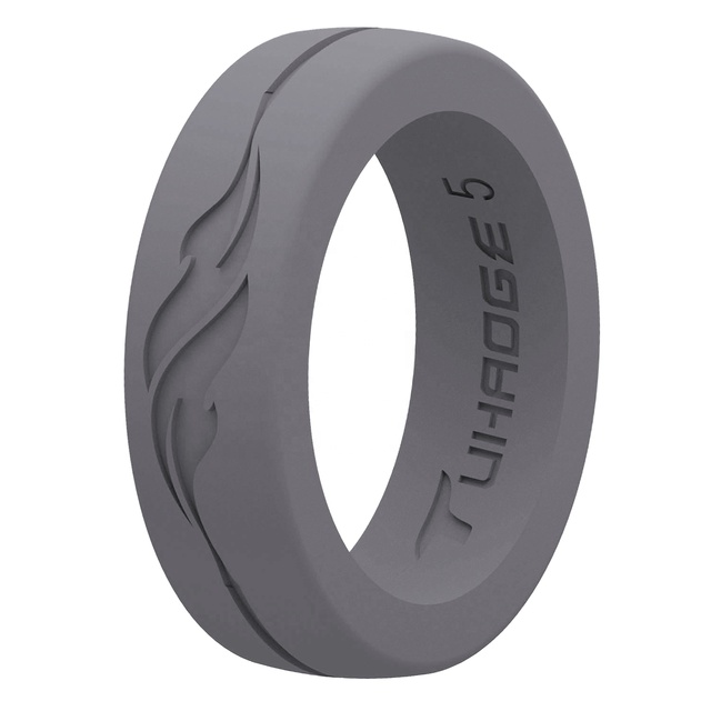 2021 Badu new fashion design silicone ring & single or married silicone wedding ring men's Silicone wedding ring