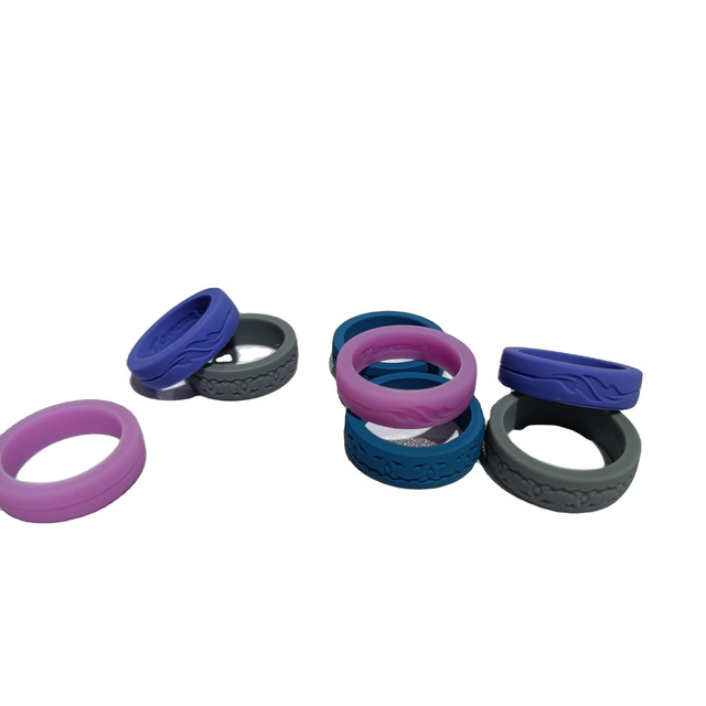 2021 Badu new fashion design silicone ring & single or married silicone wedding ring men's Silicone wedding ring