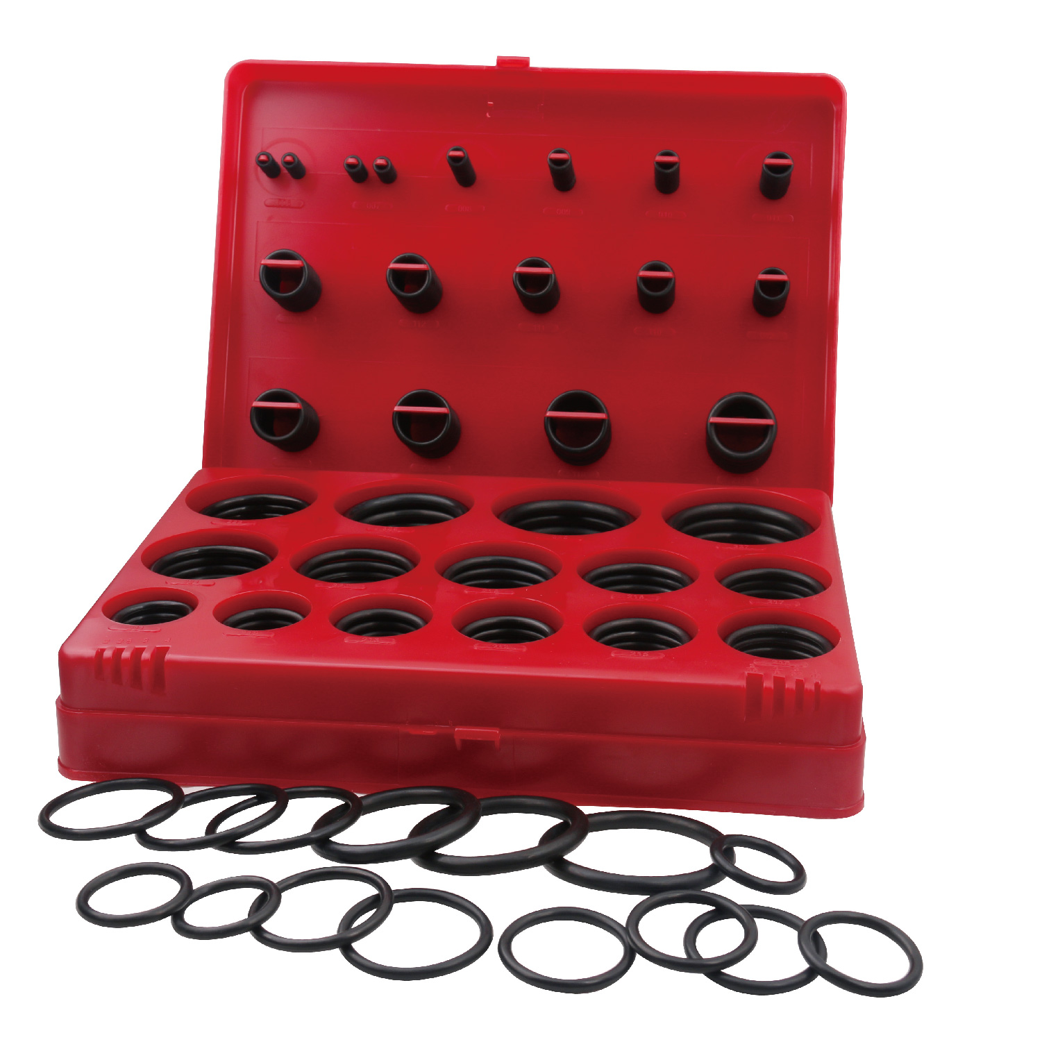 O ring kit AS568 Standard Series 382Pcs Hydraulic o rings 30 Size O Ring Assortment