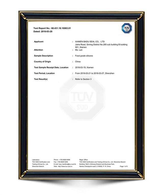 Xiamen Badu Seal Co.,Ltd.